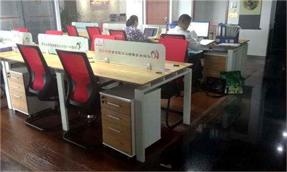 洁虎物业-沐鸣2南京办公家具定制工程案例