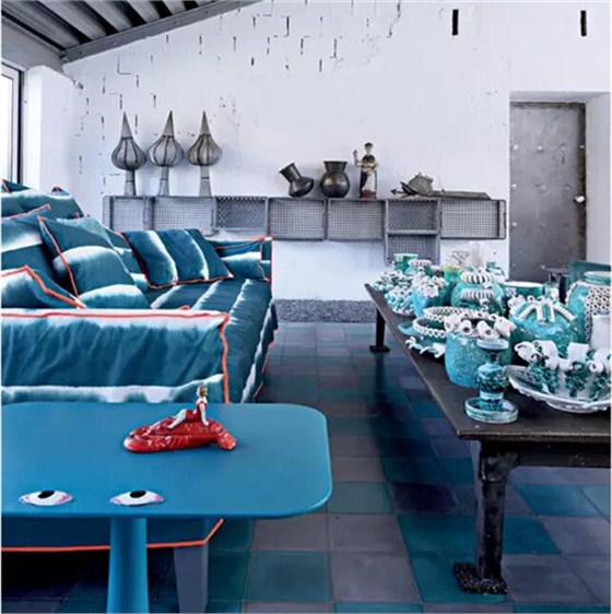 沐鸣2LOFT办公家具 彩色办公家具