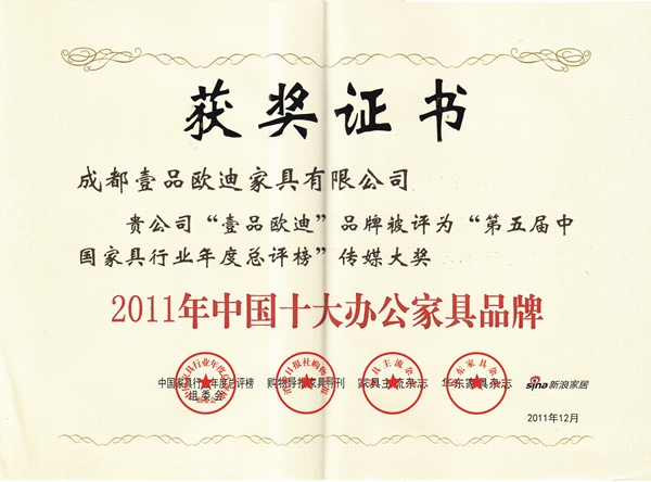 中国十大办公家具品牌 赢咖8
