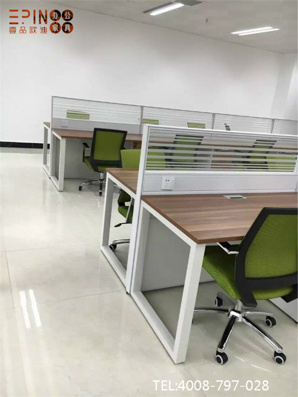 职员区办公家具屏风办公桌-赢咖8员工办公桌定制